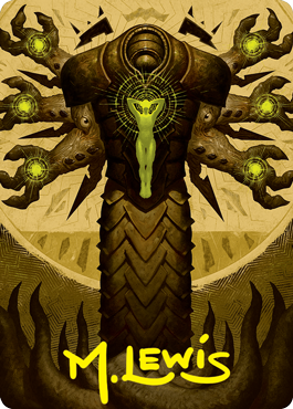 Inquisition of Kozilek Art Card (Gold-Stamped Signature) [Strixhaven: School of Mages Art Series] | Exor Games New Glasgow