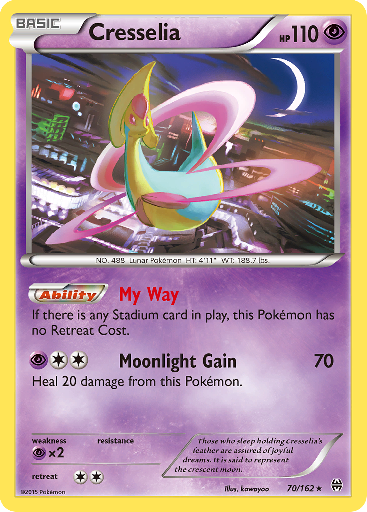 Cresselia (70/162) [XY: BREAKthrough] | Exor Games New Glasgow