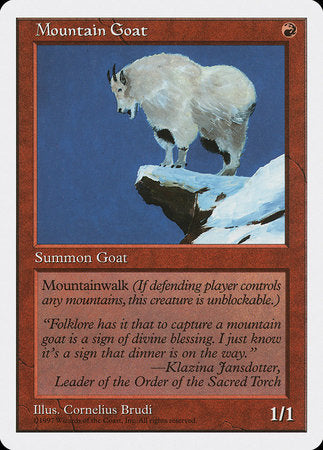 Mountain Goat [Fifth Edition] | Exor Games New Glasgow