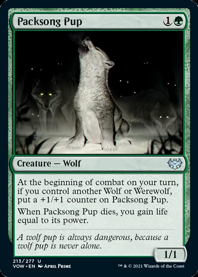 Packsong Pup [Innistrad: Crimson Vow] | Exor Games New Glasgow