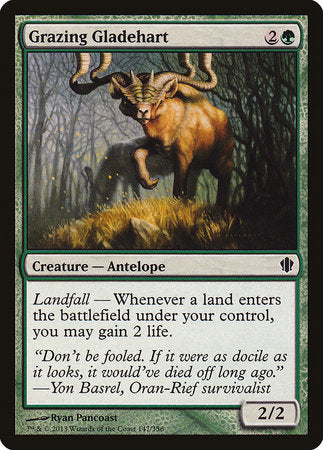 Grazing Gladehart [Commander 2013] | Exor Games New Glasgow