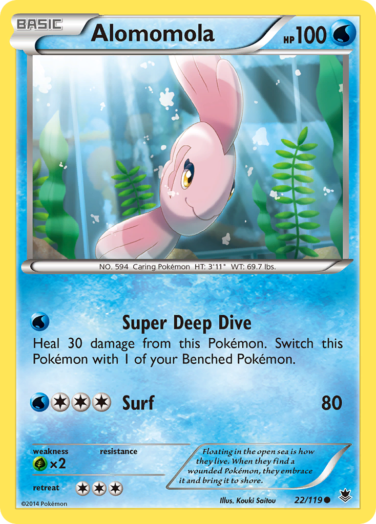 Alomomola (22/119) [XY: Phantom Forces] | Exor Games New Glasgow