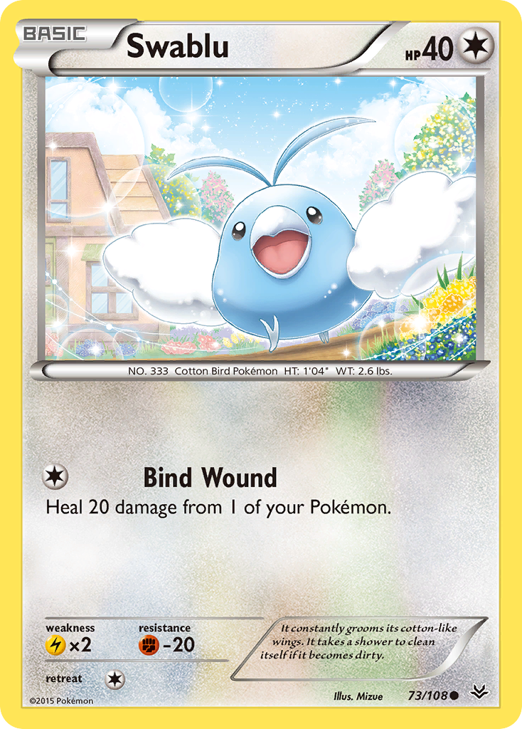 Swablu (73/108) [XY: Roaring Skies] | Exor Games New Glasgow