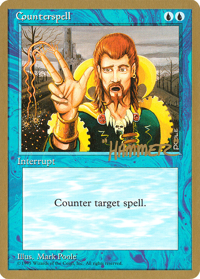 Counterspell (Shawn "Hammer" Regnier) [Pro Tour Collector Set] | Exor Games New Glasgow