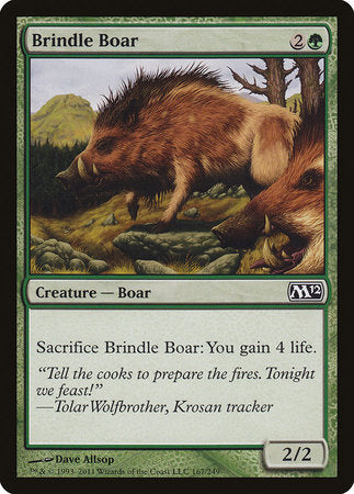 Brindle Boar [Magic 2012] | Exor Games New Glasgow