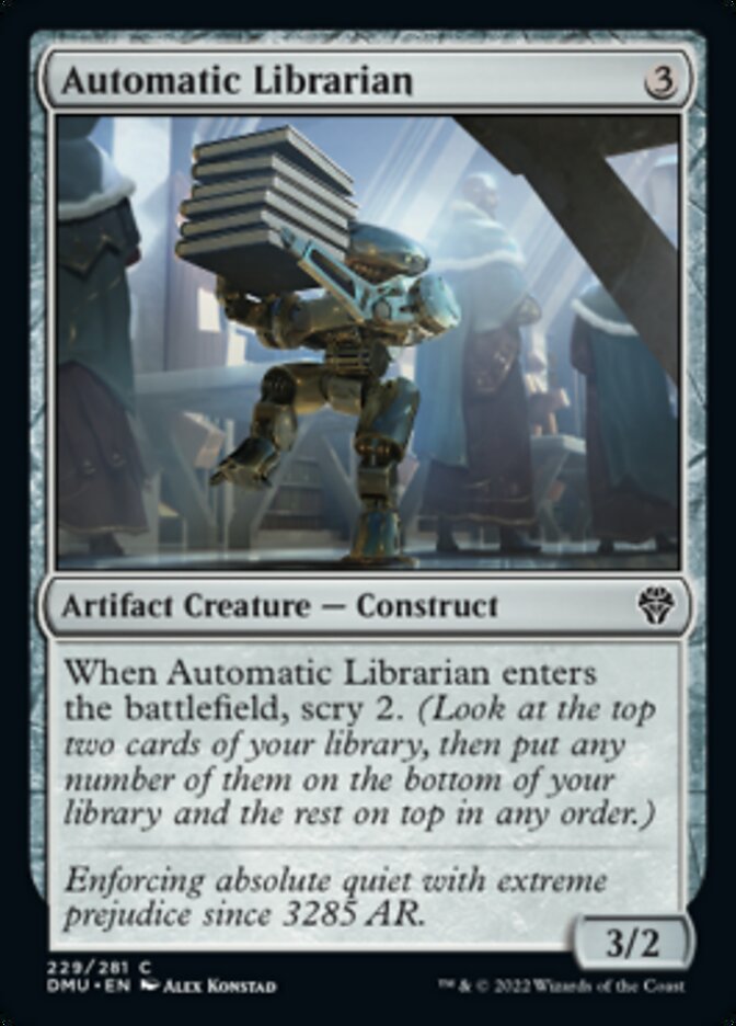 Automatic Librarian [Dominaria United] | Exor Games New Glasgow