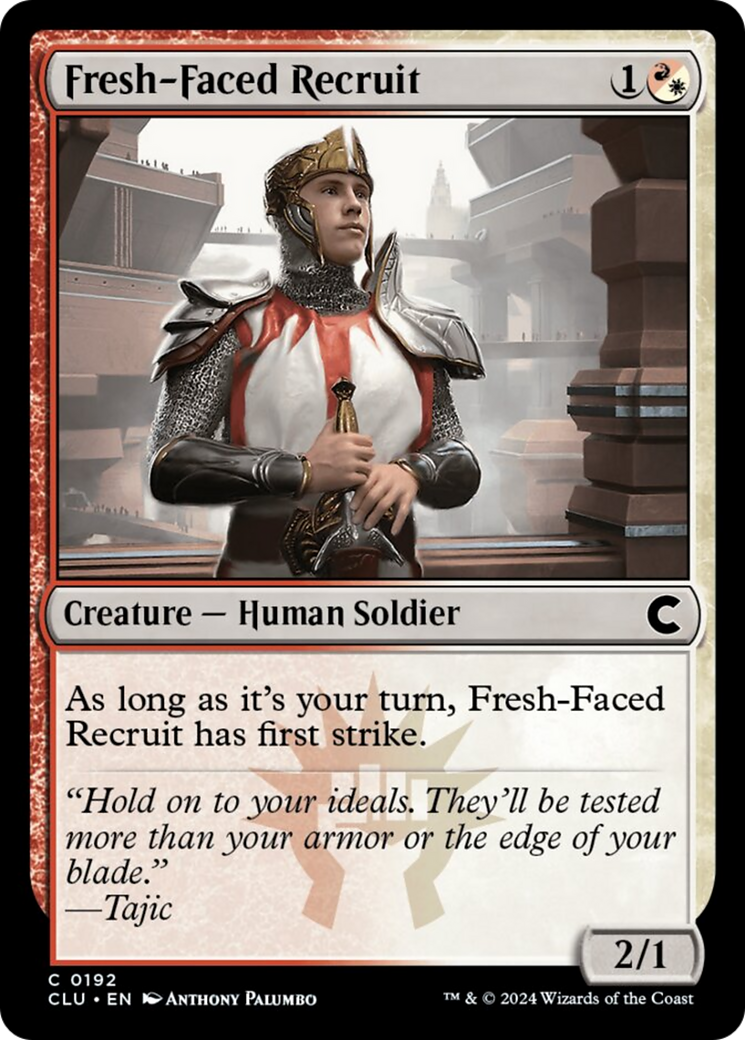 Fresh-Faced Recruit [Ravnica: Clue Edition] | Exor Games New Glasgow