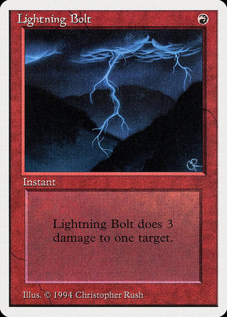 Lightning Bolt [Summer Magic / Edgar] | Exor Games New Glasgow