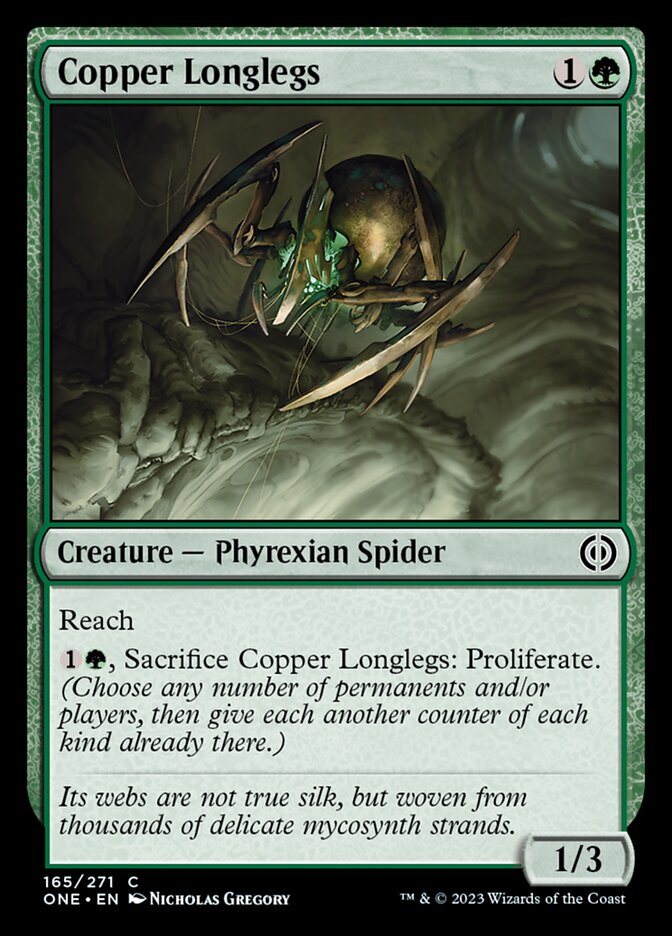 Copper Longlegs [Phyrexia: All Will Be One] | Exor Games New Glasgow