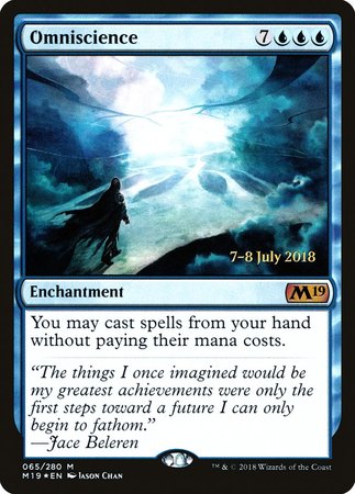 Omniscience [Core Set 2019 Promos] | Exor Games New Glasgow