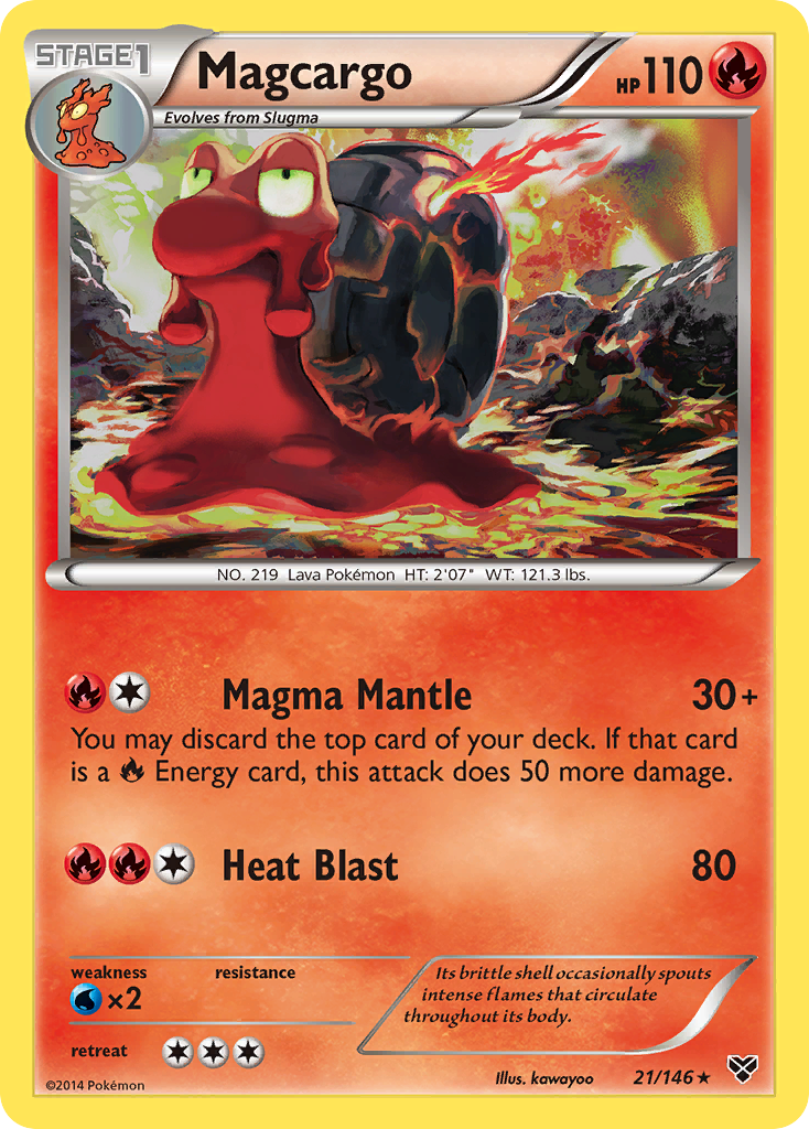 Magcargo (21/146) [XY: Base Set] | Exor Games New Glasgow