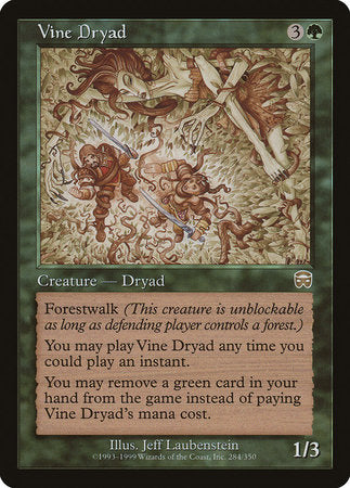 Vine Dryad [Mercadian Masques] | Exor Games New Glasgow