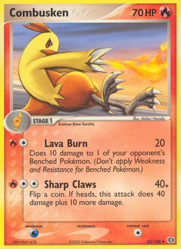 Combusken (25/106) [EX: Emerald] | Exor Games New Glasgow