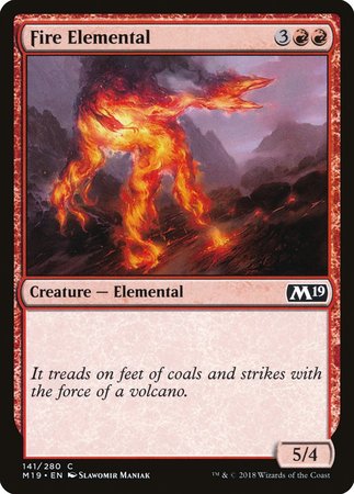 Fire Elemental [Core Set 2019] | Exor Games New Glasgow