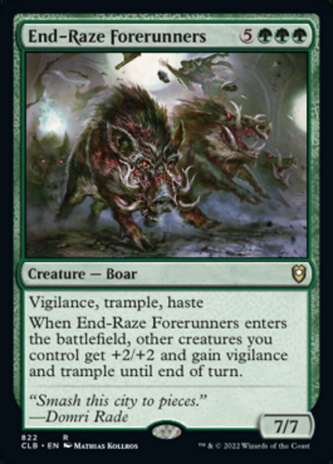 End-Raze Forerunners [Commander Legends: Battle for Baldur's Gate] | Exor Games New Glasgow