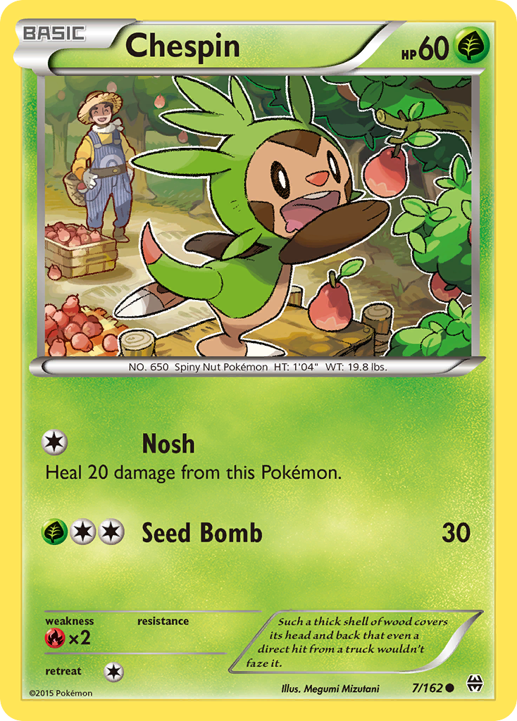 Chespin (7/162) [XY: BREAKthrough] | Exor Games New Glasgow