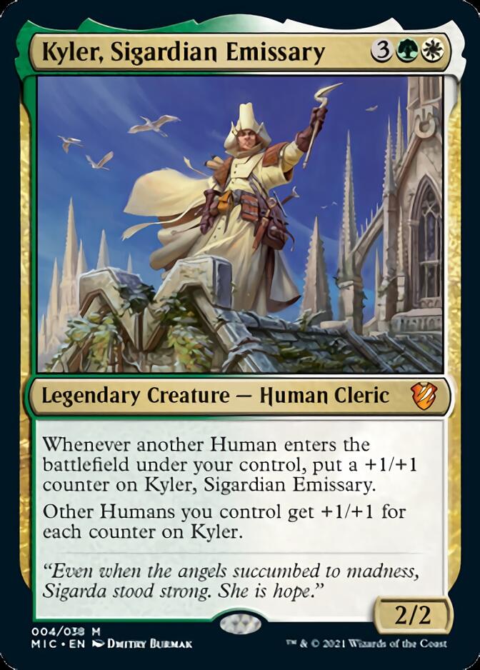 Kyler, Sigardian Emissary [Innistrad: Midnight Hunt Commander] | Exor Games New Glasgow