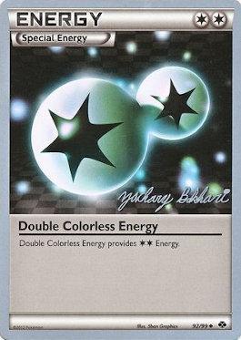 Double Colorless Energy (92/99) (CMT - Zachary Bokhari) [World Championships 2012] | Exor Games New Glasgow