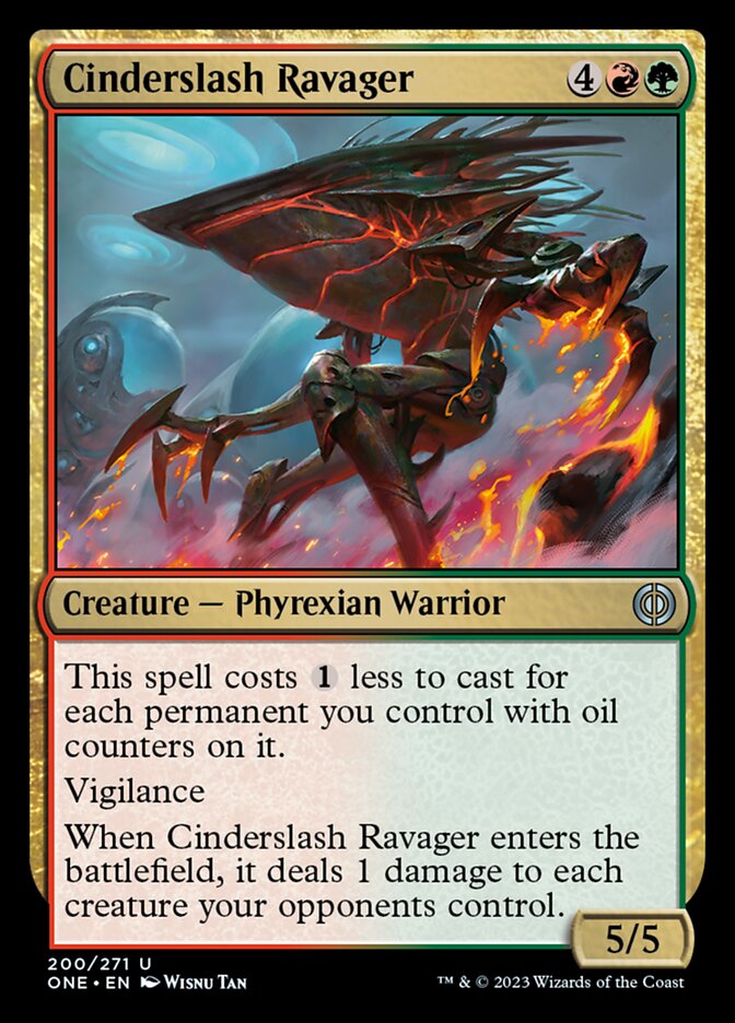 Cinderslash Ravager [Phyrexia: All Will Be One] | Exor Games New Glasgow