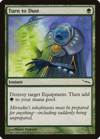 Turn to Dust [Mirrodin] | Exor Games New Glasgow