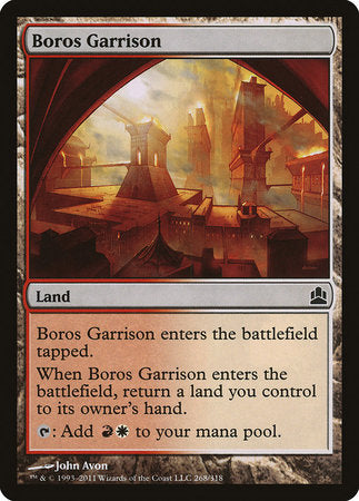 Boros Garrison [Commander 2011] | Exor Games New Glasgow