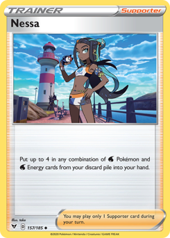 Nessa (157/185) [Sword & Shield: Vivid Voltage] | Exor Games New Glasgow