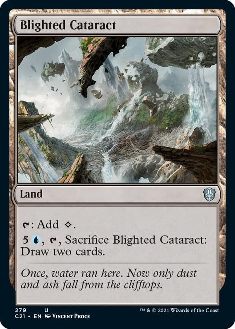 Blighted Cataract [Commander 2021] | Exor Games New Glasgow