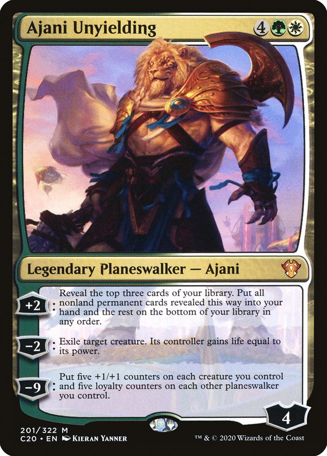 Ajani Unyielding [Commander 2020] | Exor Games New Glasgow