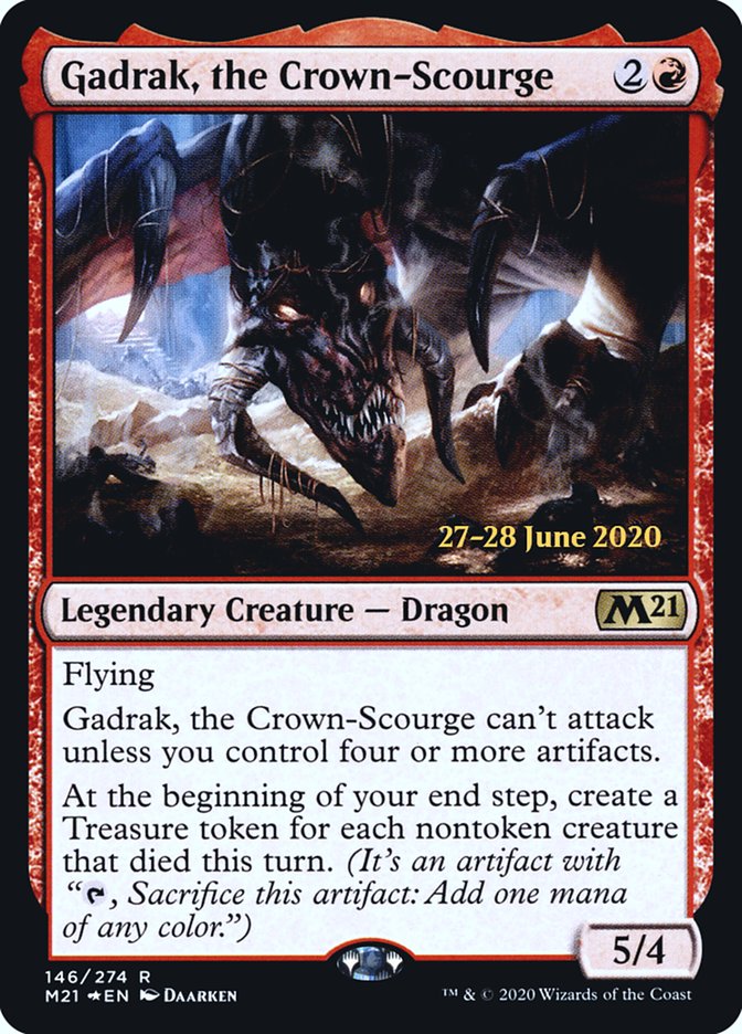 Gadrak, the Crown-Scourge  [Core Set 2021 Prerelease Promos] | Exor Games New Glasgow