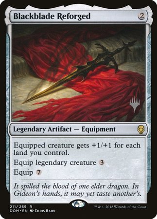 Blackblade Reforged [Dominaria Promos] | Exor Games New Glasgow