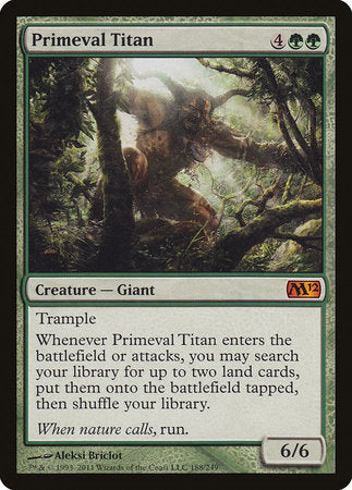 Primeval Titan [Magic 2012] | Exor Games New Glasgow