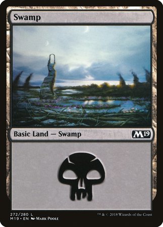 Swamp (272) [Core Set 2019] | Exor Games New Glasgow