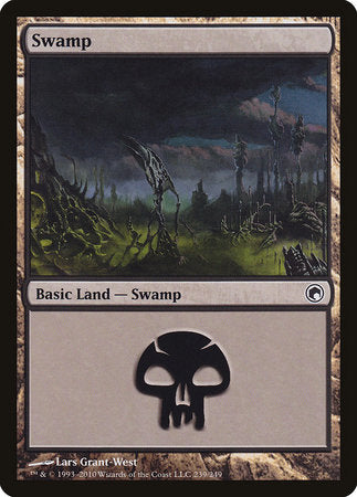 Swamp (239) [Scars of Mirrodin] | Exor Games New Glasgow