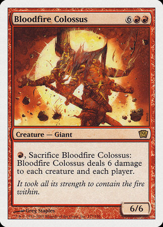 Bloodfire Colossus [Ninth Edition] | Exor Games New Glasgow