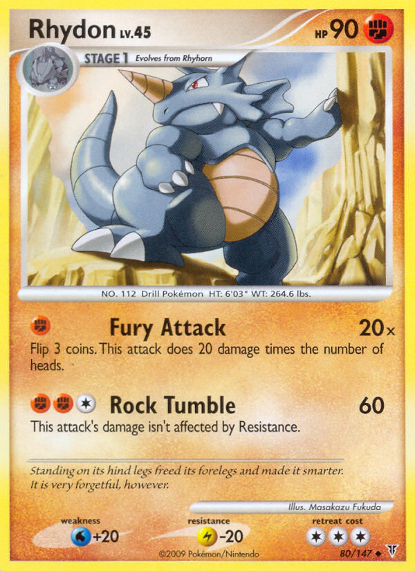 Rhydon (80/147) [Platinum: Supreme Victors] | Exor Games New Glasgow