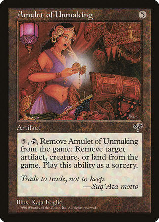 Amulet of Unmaking [Mirage] | Exor Games New Glasgow