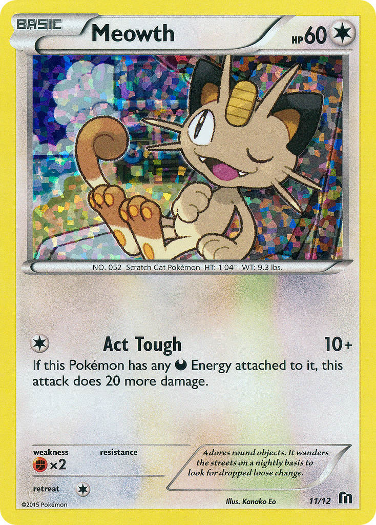 Meowth (11/12) [McDonald's Promos: 2016 Collection] | Exor Games New Glasgow