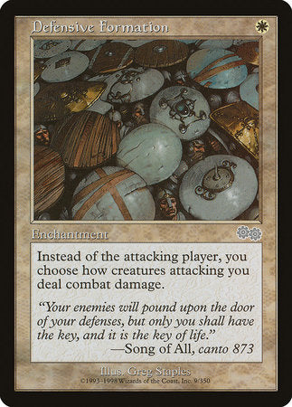 Defensive Formation [Urza's Saga] | Exor Games New Glasgow