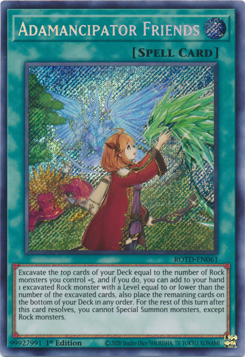 Adamancipator Friends [ROTD-EN061] Secret Rare | Exor Games New Glasgow