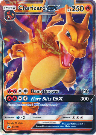 Charizard GX (SM211) (Jumbo Card) [Sun & Moon: Black Star Promos] | Exor Games New Glasgow