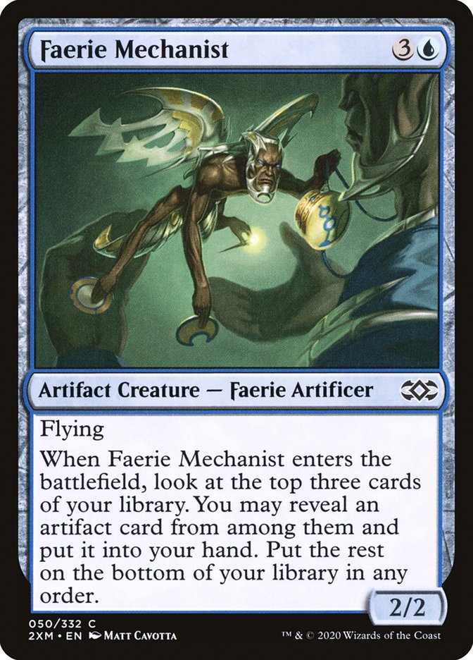 Faerie Mechanist [Double Masters] | Exor Games New Glasgow