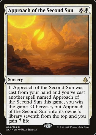 Approach of the Second Sun [Amonkhet] | Exor Games New Glasgow