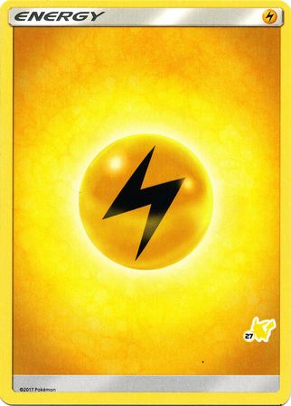 Lightning Energy (Pikachu Stamp #27) [Battle Academy 2020] | Exor Games New Glasgow