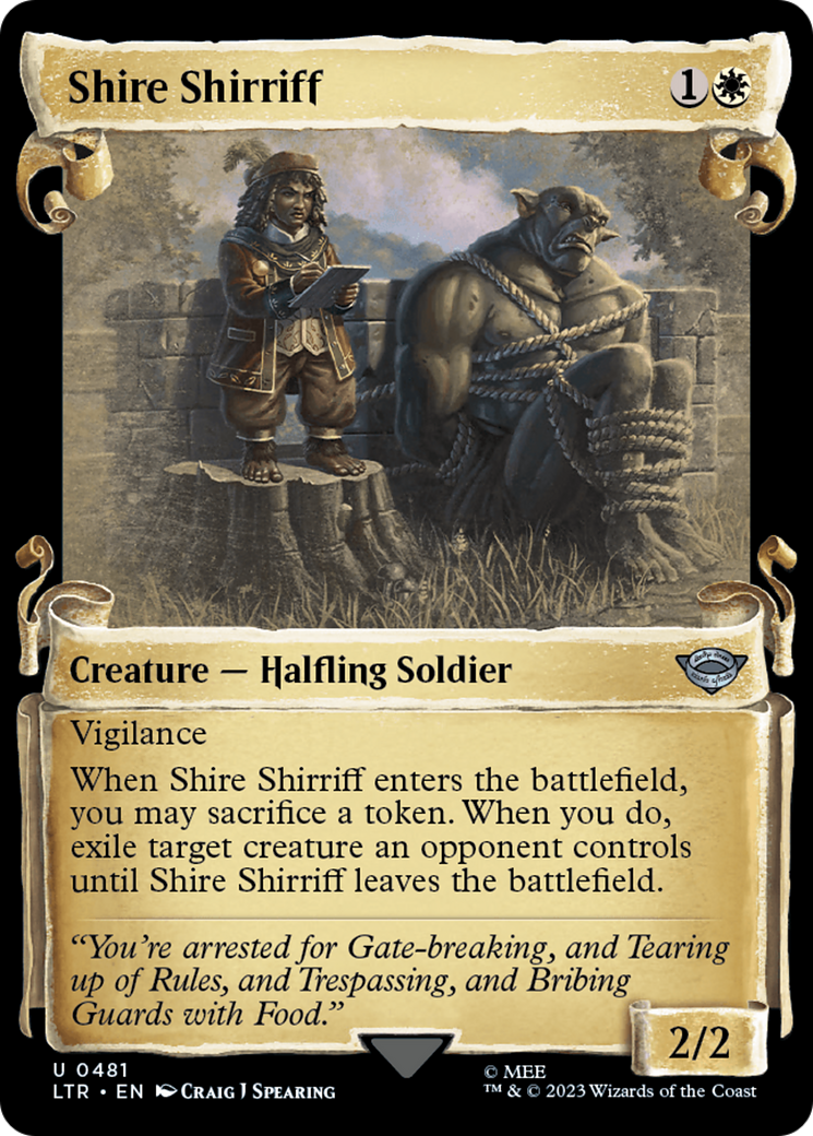 Shire Shirriff [The Lord of the Rings: Tales of Middle-Earth Showcase Scrolls] | Exor Games New Glasgow