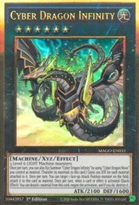 Cyber Dragon Infinity (Alternate Art) [MAGO-EN033] Gold Rare | Exor Games New Glasgow