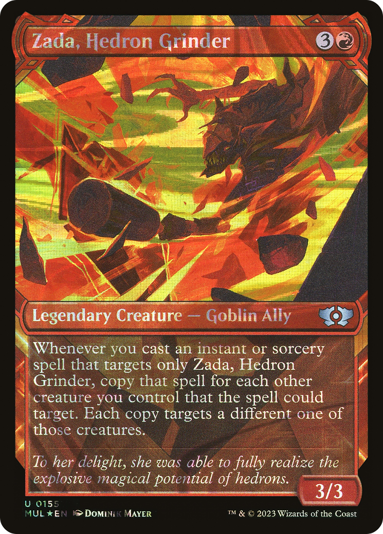 Zada, Hedron Grinder (Halo Foil) [Multiverse Legends] | Exor Games New Glasgow