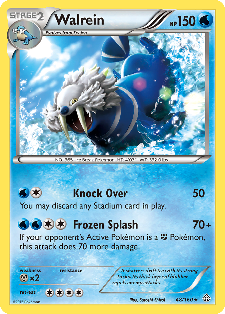 Walrein (48/160) [XY: Primal Clash] | Exor Games New Glasgow