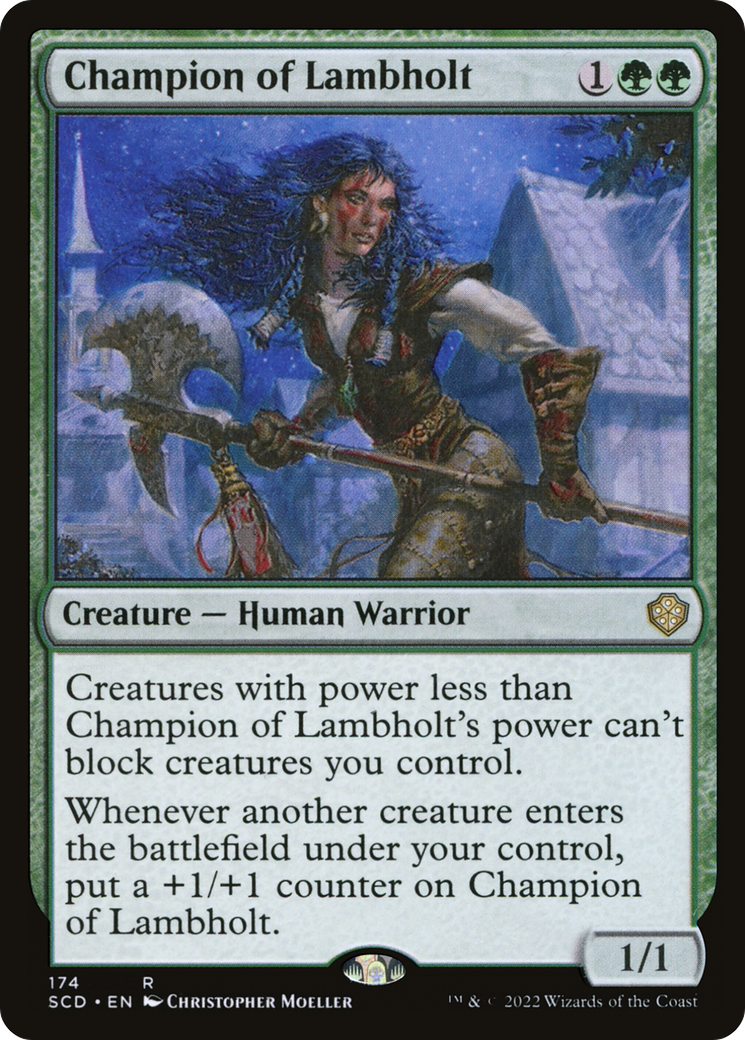 Champion of Lambholt [Starter Commander Decks] | Exor Games New Glasgow