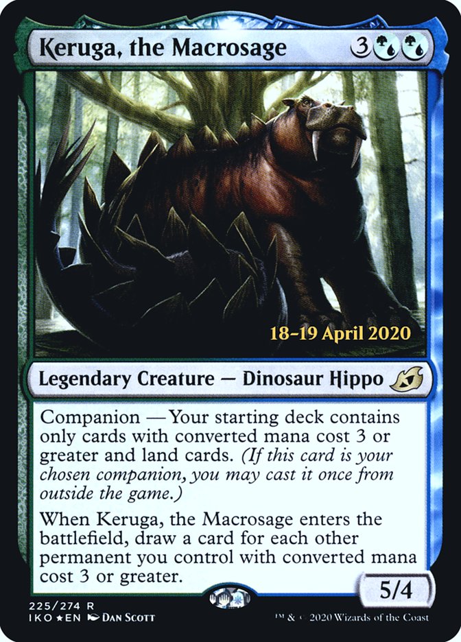 Keruga, the Macrosage  [Ikoria: Lair of Behemoths Prerelease Promos] | Exor Games New Glasgow