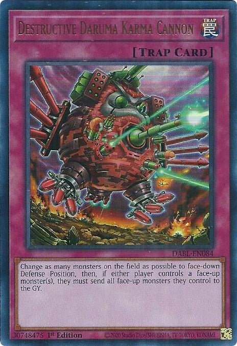 Destructive Daruma Karma Cannon [DABL-EN084] Ultra Rare | Exor Games New Glasgow